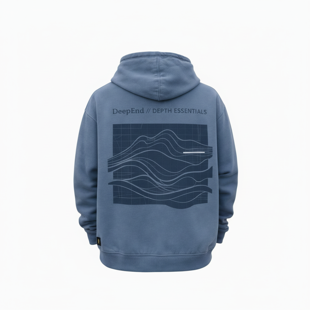Subsurface Hoodie – Ghost Mannequin Back Mockup