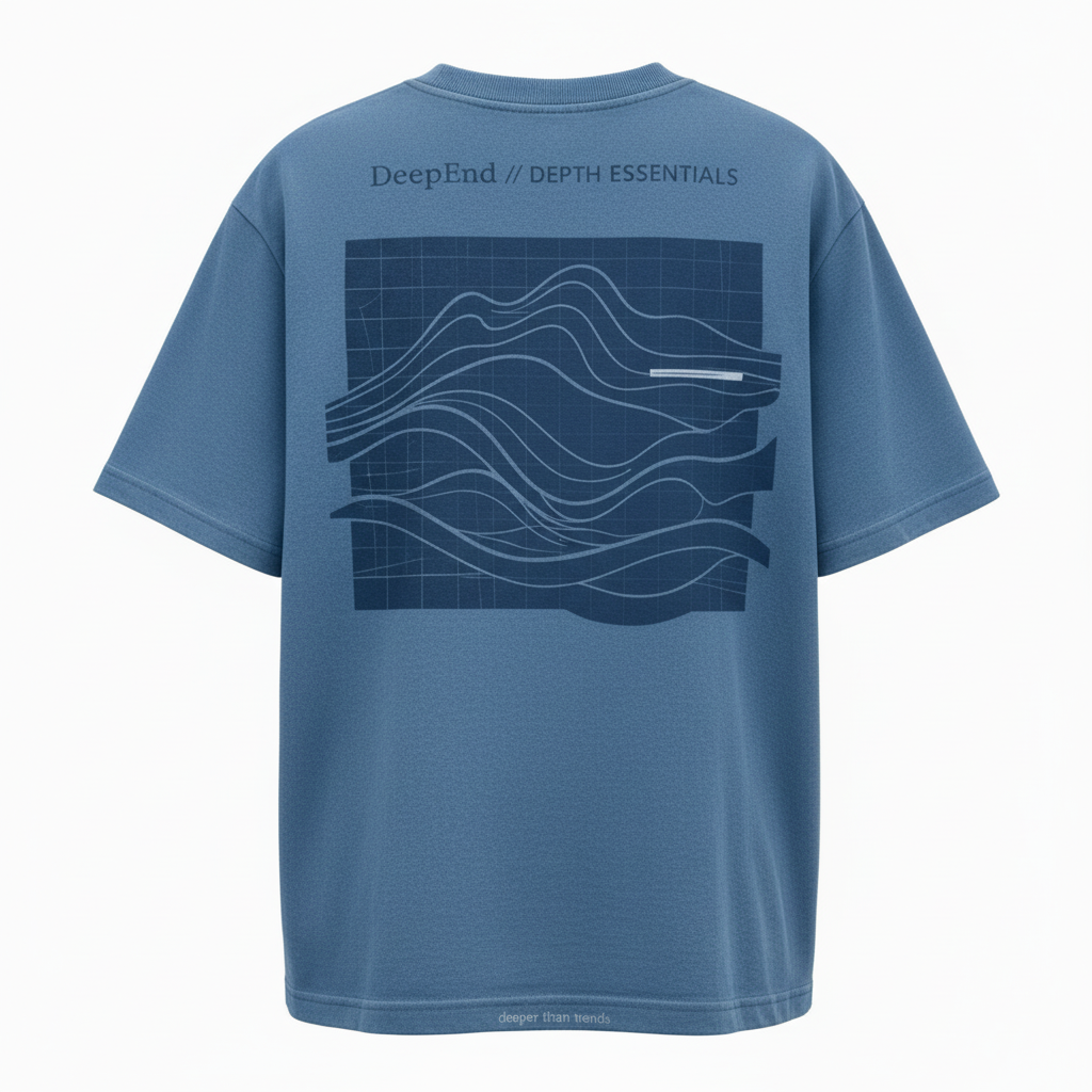 Subsurface T-Shirt – 3D Back Mockup