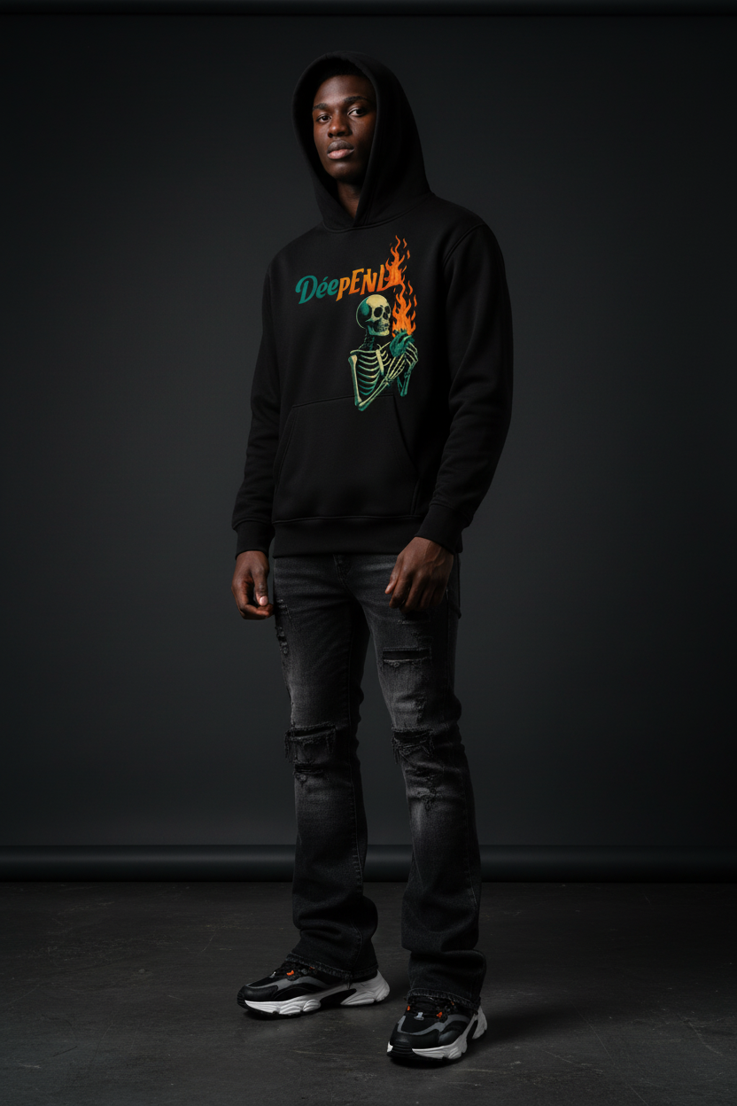 Too Far Out Hoodie Front