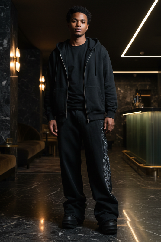 TRIBAMETAL Sweatpants Model Retry