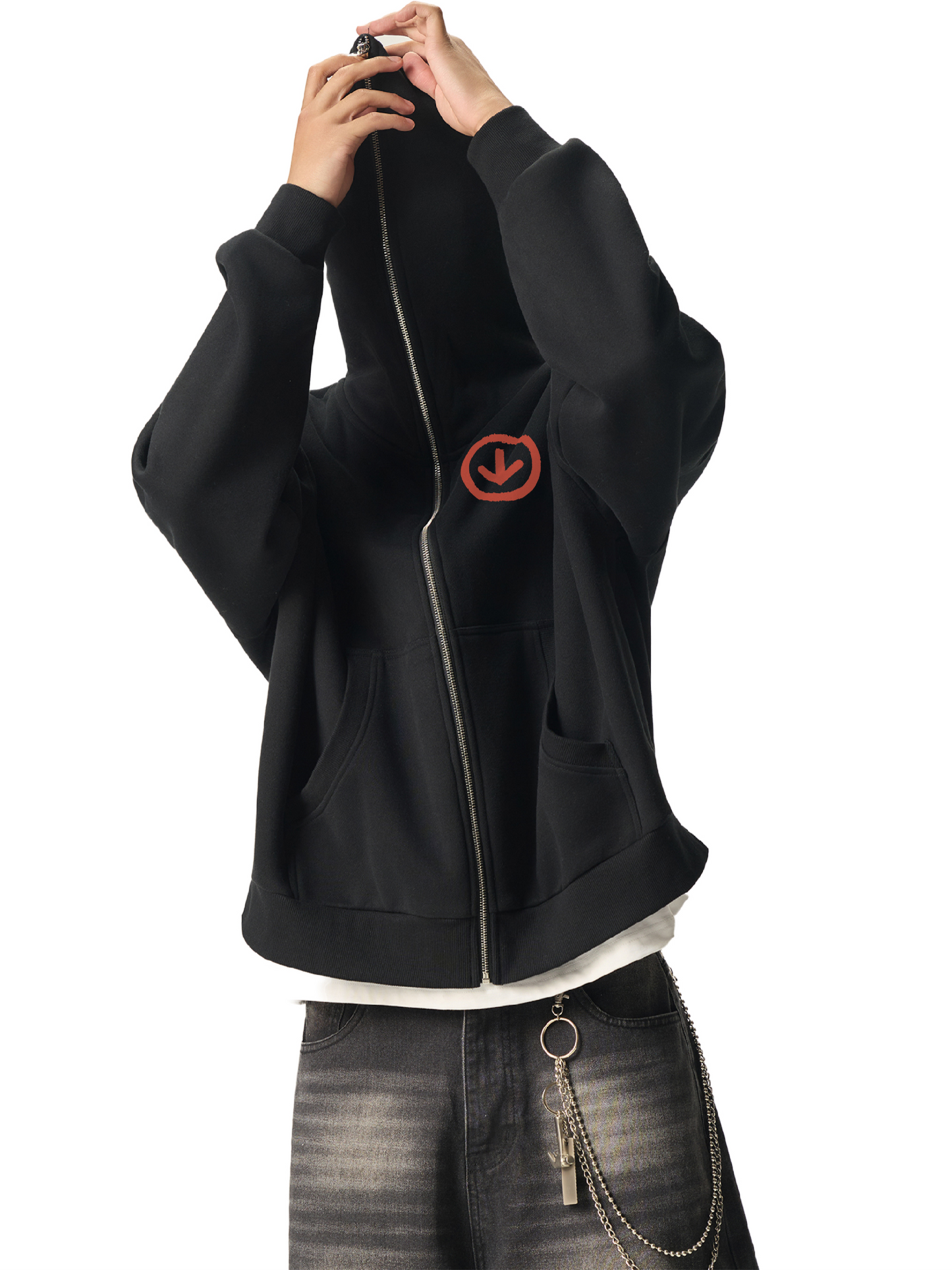 DèɛpEŋD Classic Full Zip Hoodie