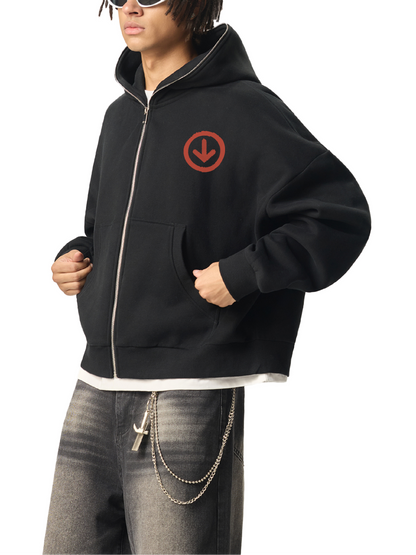 DèɛpEŋD Classic Full Zip Hoodie — product image 1