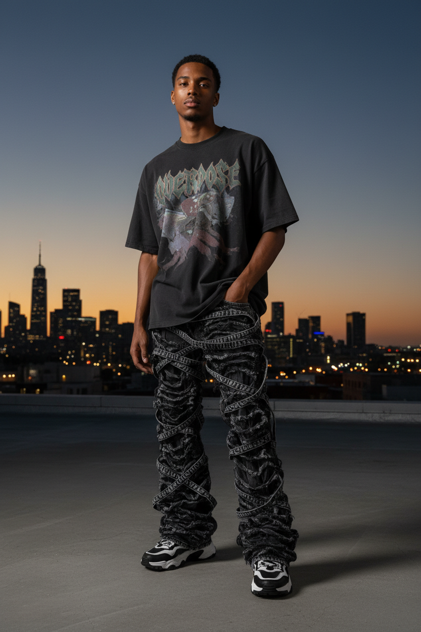 Venim Jeans Rooftop Lifestyle