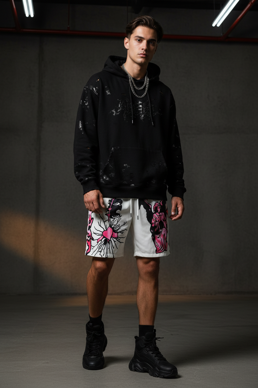 Young College Model - DèɛpEŋD Luxe Shorts